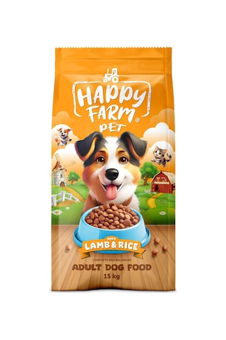 Happy Farm Yetişkin Köpek Maması Kuzu Etli 15 Kg