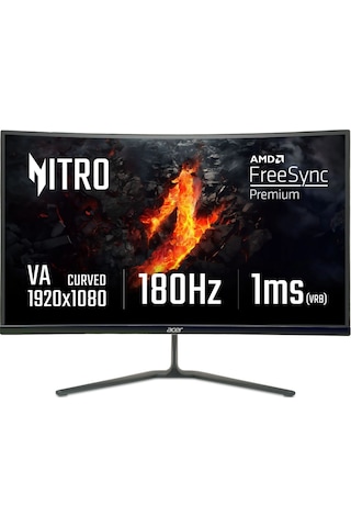 Acer Nitro UM.HE0EE.302 ED270RS3BMİİPX 27" 180 Hz 1 MS FHD Curved Monitör