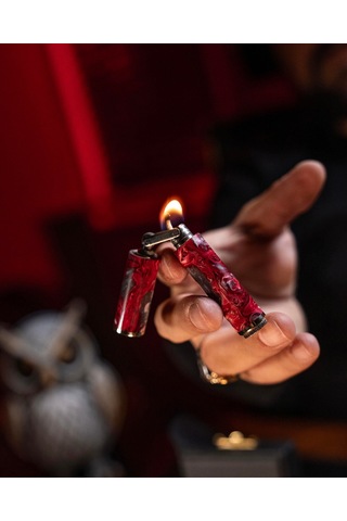 Caka Odkka Crimson El Yapımı Ortadan Kırılan Benzinli Gemici Muhtar Çakmağı - Pirinç