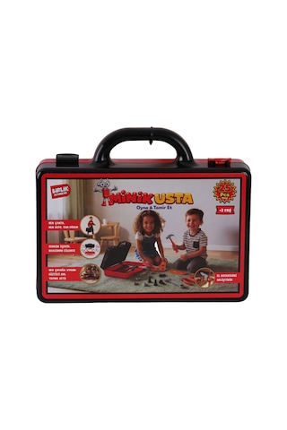 Urt037-003 25 Pcs Çantalı Tamir Setim Minik Usta Açık Mavi