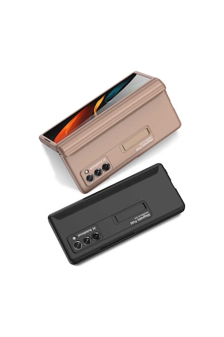 Samsung Uyumlu Galaxy Z Fold 2 Kılıf M-Magnet 360 Kapak