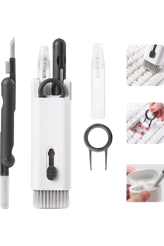 Rever 7in1 Çok Amaçlı Temizlik Kiti Telefon, Ekran, Laptop, Klavye, Telefon, Kulaklık Apple Uyumlu Airpods Temizleyici