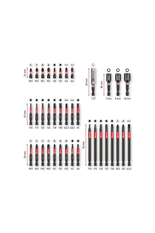 Einhell M-CASE 38 Parça Bits Uç Seti - 49109250