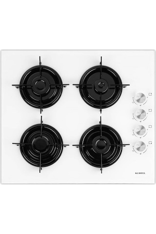 Kumtel B66 - KO-40TAHDF - DA6-830W Beyaz Kristal Ankastre Set