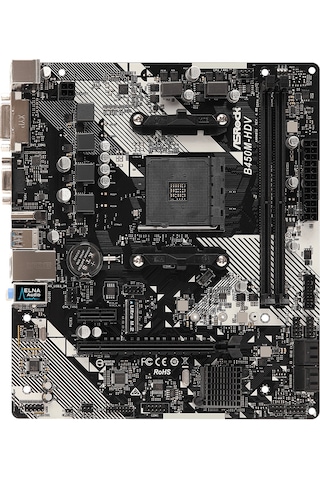 ASRock B450M-HDV R4.0 AMD B450 3200 MHz DDR4 Soket AM4 mATX Anakart