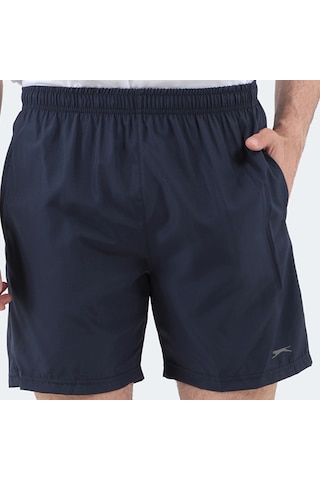 Slazenger RABI 2 li Set Erkek Cepli Deniz Şortu Koyu Gri - Lacivert Mayo