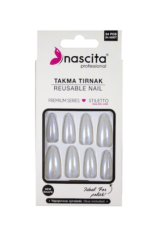 Nascita Kedi Gözü Takma Tırnak 24'lü Set Nasnaıl00196