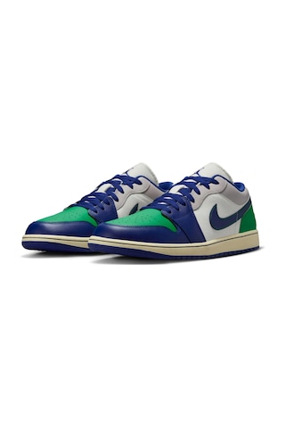 Air Jordan 1 Low 'deep Royal Blue' Erkek Basketbol Ayakkabısı 553558-147 Çok Renkli
