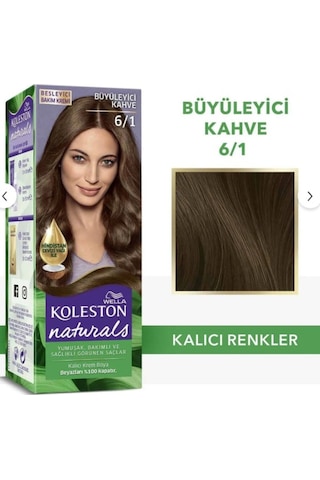 Koleston Naturals 6/1 Büyüleyici Kahve Saç Boyası