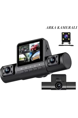 4 Kameralı 1080p Hd Araç İçi Kamera Ön Arka Yan Sağ-sol Açılar 32gb Hafıza Kartı Takılabilir