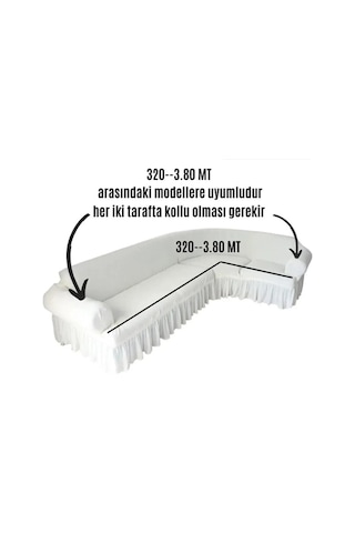 Bürümcük Köşe Koltuk, Kanepe Örtüsü, Koltuk Kılıfı, Eteli Gri Gri