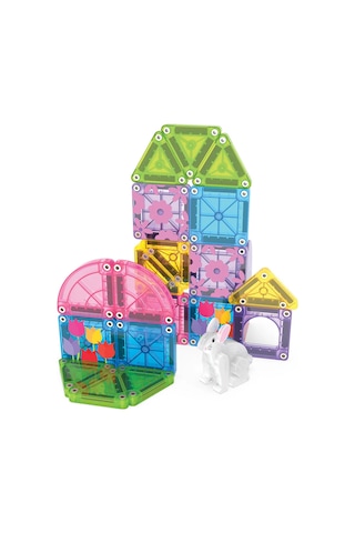 Magna-tıles - Travel Set - Bahar Bahçe Seti Manyetik Bloklar - 24 Parça