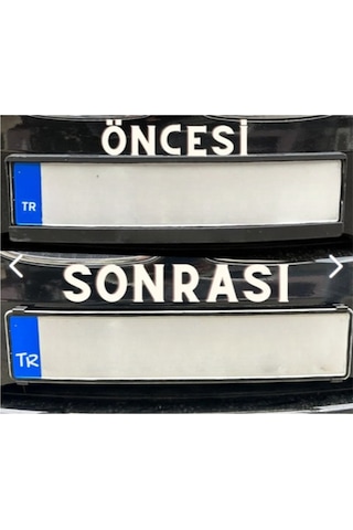 Volvo S40 2004-2005-2006-2007-2008-2009-2010-2011-2012 Hayalet Çerçevesiz Plakalık