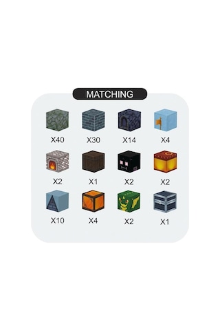 Kzl Kale Temalı Manyetik Blok Yapı Küpleri Seti 2x2x2 Cm 112 Parça Ch1397