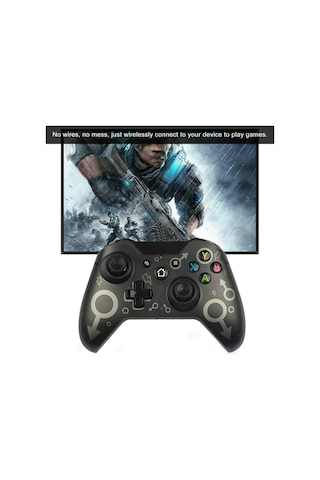 N-1 Kablosuz Titreşimli Oyun Kolu 2.4G X-One/Pc/Ps3/Xsx Uyumlu