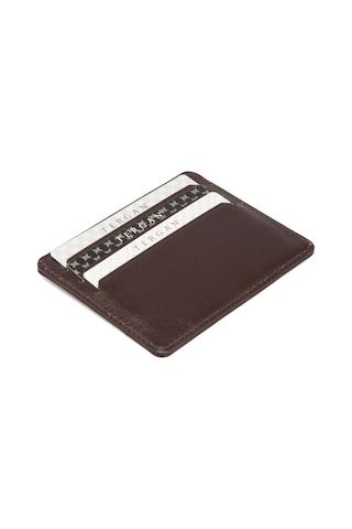 Tergan Kahve Deri Unisex Kredi Kartlık 1050B07