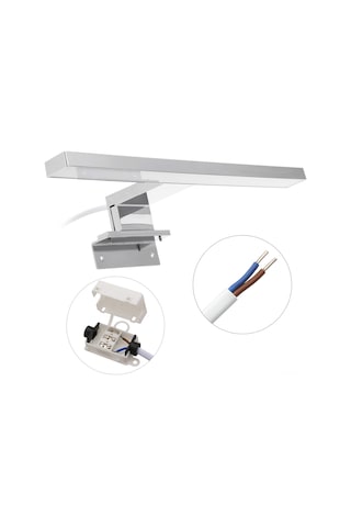 Lemestar Modern Led Aydınlatma: Banyo Ve Makyaj Aynası İçin Şık 30cm Beyaz Işık Beyaz