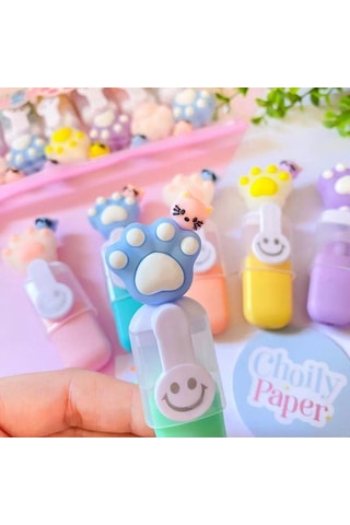 Sanrio Kuromi 6lı Fosforlu Kalem Seti Çok Renkli