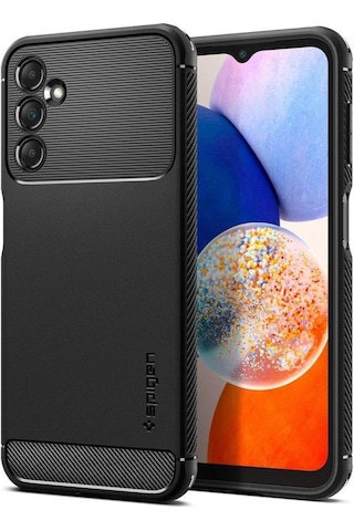 Spigen Galaxy A14 5g İle Uyumlu Kılıf Rugged Armor Matte Black