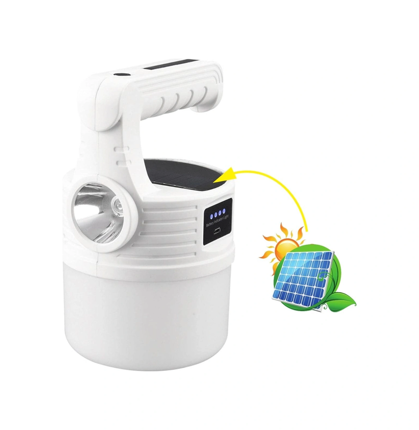 Sıladanal Led Güneş Enerjili Kamp Lambası-2000 Lümen Süper Parlak, 5 Aydınlatma Modlu,usb İle Şarj Edilebilir Dış Mekan,asılabilir Torch El Feneri Siyah