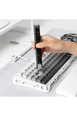 Gravastar 2 Si 1 Arada Keycaps & Switch Sökücü, Mekanik Klavyeler İçin Tuş Ve Switch Çıkarıcı, Siyah