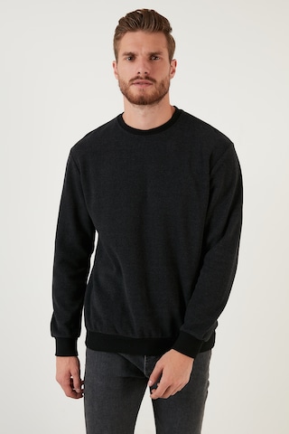 Buratti Slim Fit Bisiklet Yaka Pamuklu Erkek Kazak 456201 Antrasit