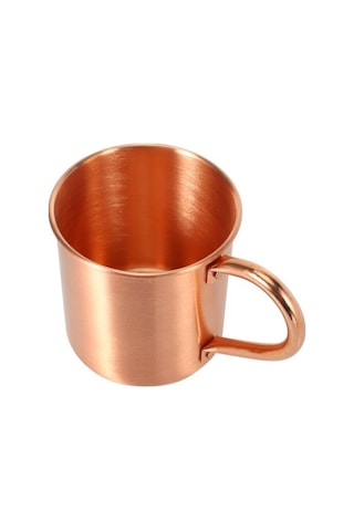 Saf Bakır Moskova Katı Kupa Katı Pürüzsüz Kokteyl İçin Astar Olmadan Kahve Bira Süt Su Bardağı Ev Bar Drinkware Serin Bira Steins Ahşap