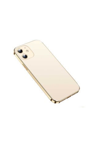 Apple Uyumlu iPhone 11 Kılıf Zore Bobo Kapak Gold