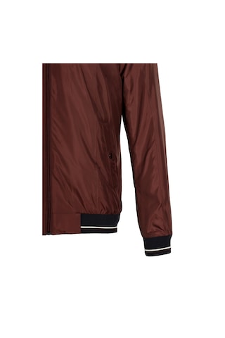 Ncs Jeans Erkek Bordo Ribanalı Slim Fit Bomber Ceket Baharlık Ve Mevsimlik Jeans 4986-Bordo