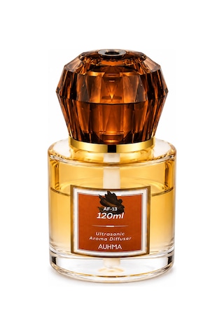 Auhma Af-13 120ml Şarjlı Ultrasonik Araç Koku Difüzörü Sarı Ambiyans Işıklı Chanel Esans Aroma Yayıcı