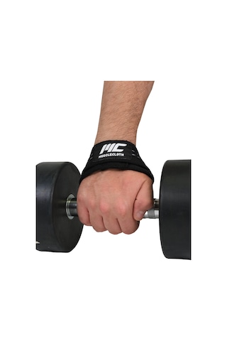 Musclecloth 8 Loop Lifting Straps Siyah