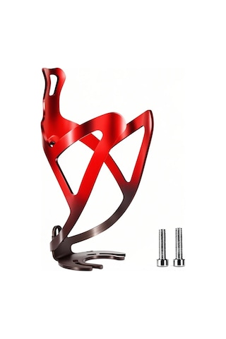 Jeemson Alüminyum Allyapımı Renkli Sürekli Değişimli Bisiklet Su Flasörü - Kara-kırmızı Renk, Yol Ve Dağ Bisikletleri İçin