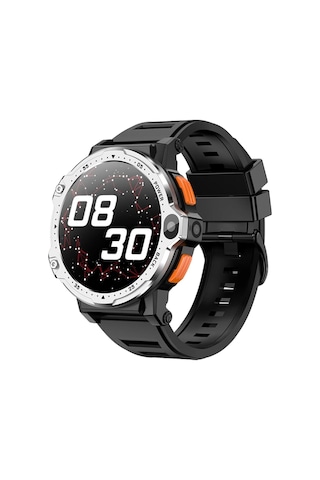 Wearfitpro Wr 999 4glite Sim Kart Çift Kamera Yeni Nesil Tüm Özelliklere Sahip Yuvarlak Akıllı Saat Gri