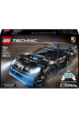 LEGO® Technic Porsche GT4 e-Performance Yarış Arabası 42176 – 10 Yaş ve Üzeri Çocuklar İçin Oyuncak Uzaktan Kumandalı Araba Yapım Seti(834P)