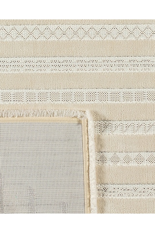 Madame Coco Treıllıs Halı - Kemik - 80x300 Cm Çok Renkli
