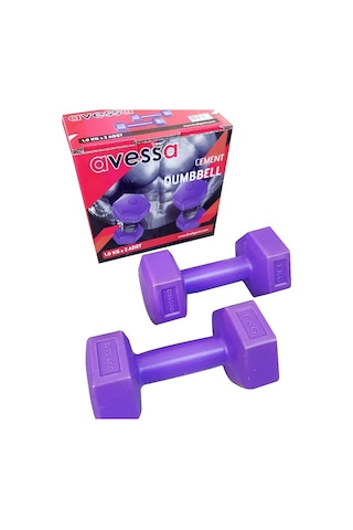 Özel Seri Yaşam Egzersiz Fiziksel Gelişim 1 Kg Plastik Köşeli Dambıl Db-4141 10 Diğer