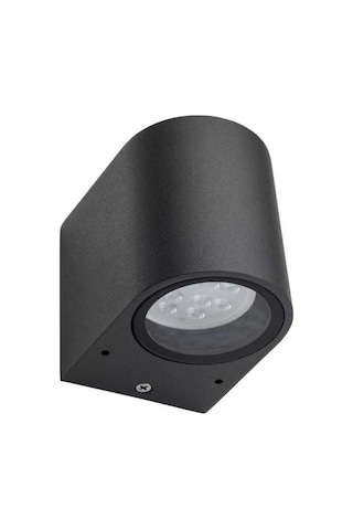 Dış Mekan Çift Yönlü Aplık Ip44 Ampul Dahil Antrasit