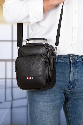 Adelina Siyah El Ve Omuz Çanta Erkek Siyah