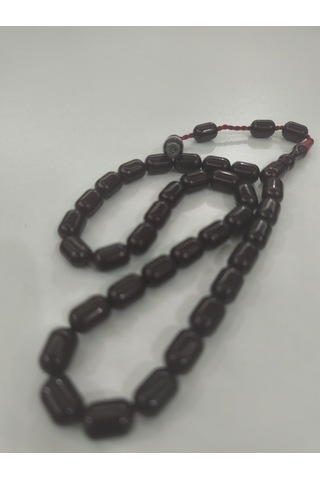 Zeyzun Usta İmzalı Sıkma Kehribar Tespih 9x13 Mm Kapsül Kesim 74716387