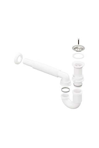Aqua Bagno Comfort Lavabo Sifonu, Koku Önleyici, Ayarlanabilir, Süzgeç Dahil