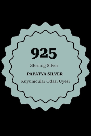 925 Ayar Gümüş Gold Kaplama Üçlü Zincir Yıldız Lacivert Baget Taşlı Halka Küpe Yıldız Altın