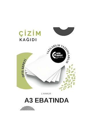 Çözüm Kağıt A3 Çizim Kağıdı 250 Gr 1.hamur 50 Adet Çözüm Kağıt A3 Çizim Kağıdı 250 Gr 1.hamur 50 Adet