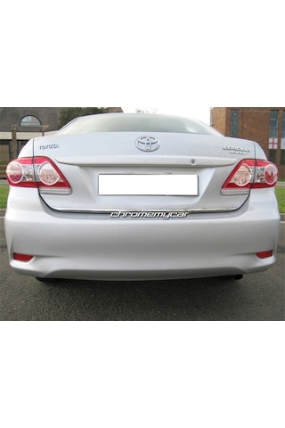 Toyota Corolla Krom Bagaj Alt Çıta 2007-2013 Paslanmaz Çelik N11.5838