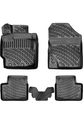 Toyota Uyumlu Yaris 3D Havuzlu Paspas 2005 2013
