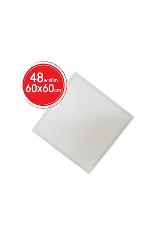 Sıva Altı 60X60 48W Slim Led Panel Armatür Trafolu Beyaz 10 Ad...