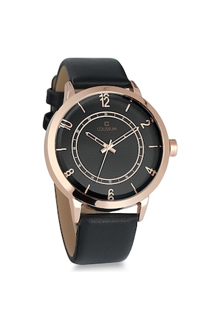 Forentina Siyah Kemer Cüzdan Kartvizit Saat Çakmak Kombin Set Ps