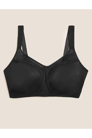 Marks & Spencer Balensiz Toparlayıcı Pamuklu Sütyen T33008000 Siyah
