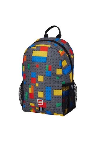 20281-2607 Orta Boy Çocuk Sırt Çantası - Renkli Lego Yapım Parçası