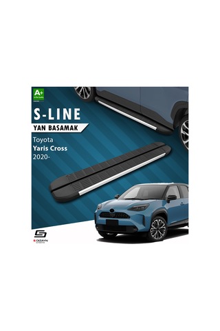 S-dizayn Toyota Yaris Cross S-line Aluminyum Yan Basamak 173 Cm 2020 Üzeri A+ Kalite