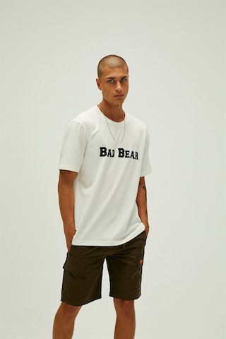 Bad Bear Erkek Tişört Title Beyaz